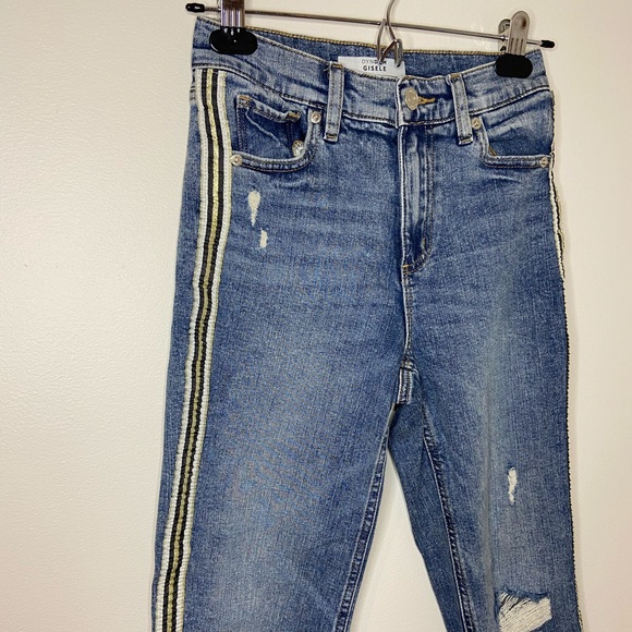 Dynamite cropped flared jeans with side detailing - Picture 2 of 5